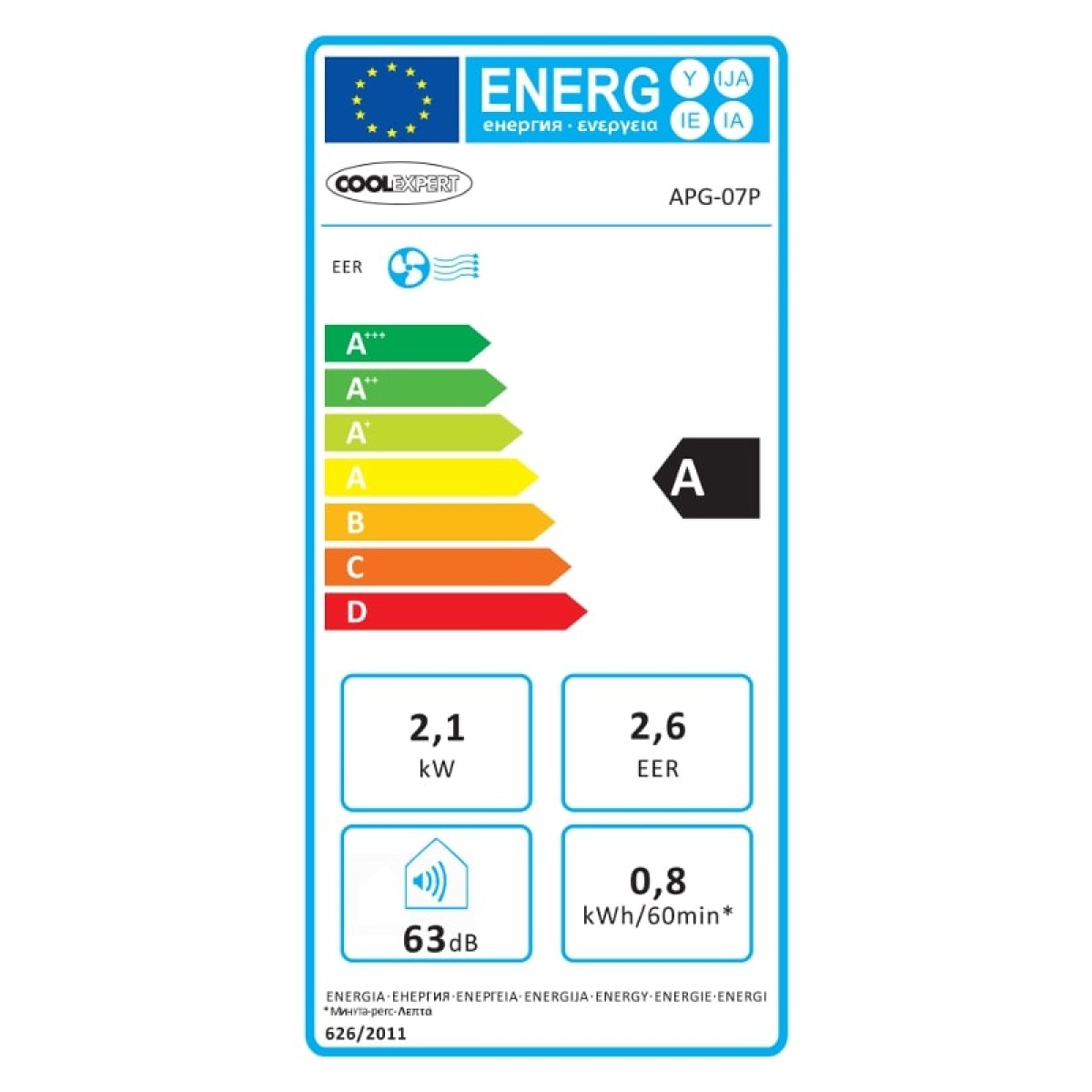 Prijenosni klima uređaj COOLEXPERT APG-07P