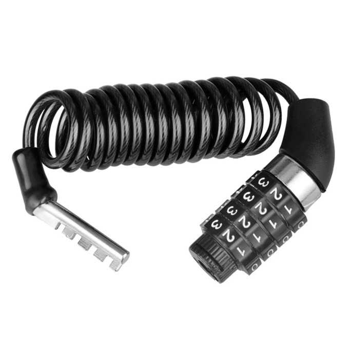 Brava za romobil AERIUM 4DIGIT mini crna