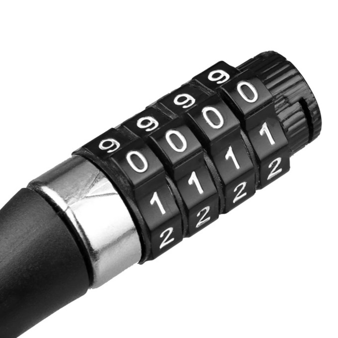 Brava za romobil AERIUM 4DIGIT mini crna