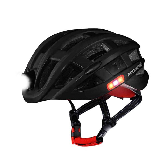 Kaciga AERIUM ROCKBROS Ultralight s LED svjetiljkom crna