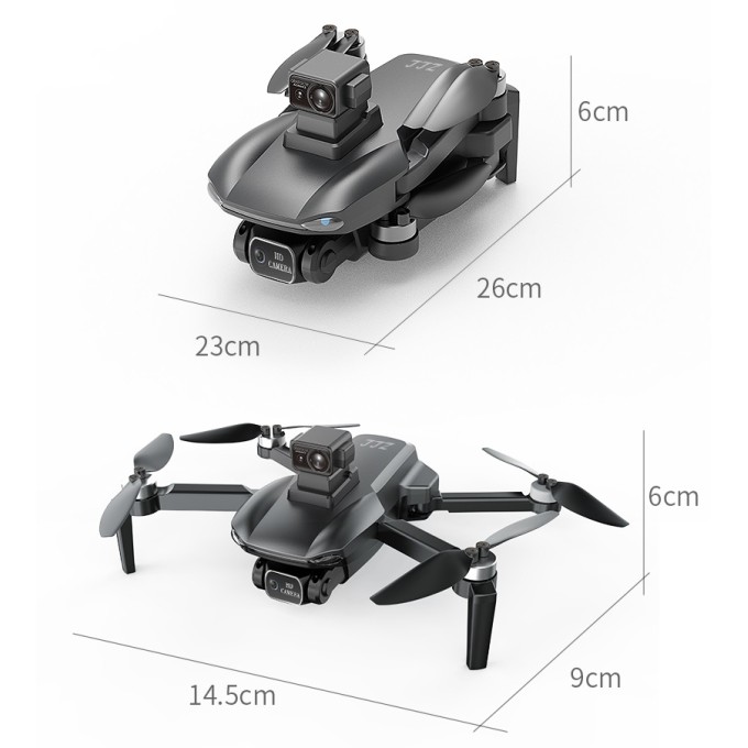 Dron AERIUM MAX 108 LASER 4K Dual Camera GPS - 3 baterije