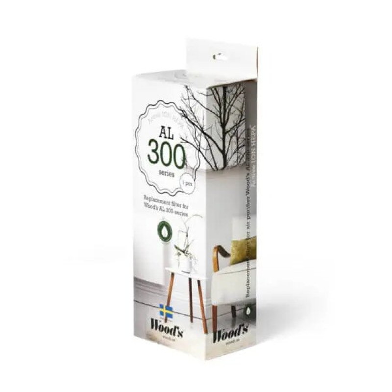 Náhradní aktivní ION HEPA filtr pro Woods AL310 / AL310 FC Náhradní aktivní ION HEPA filtr pro Woods AL310 / AL310 FC
