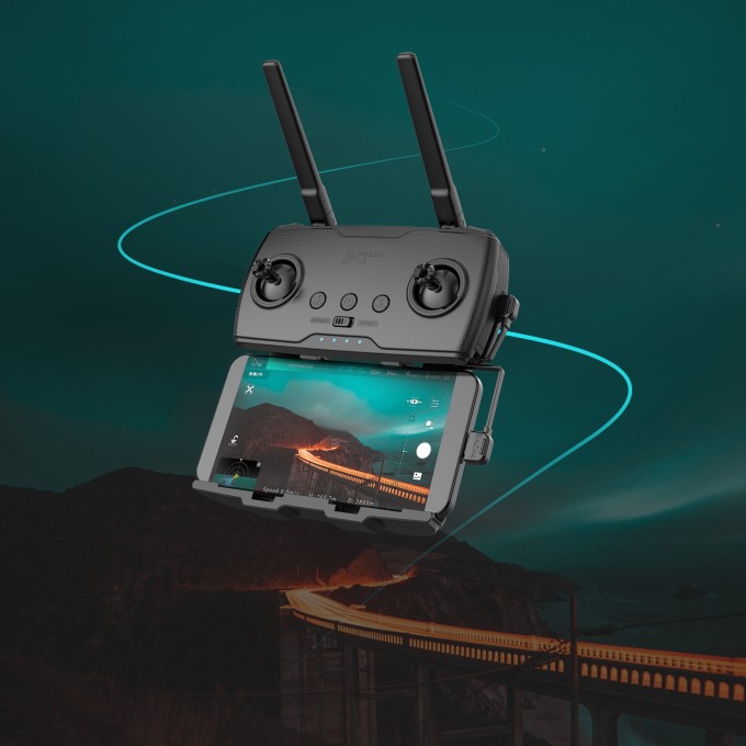 Dron AERIUM Hubsan Blackhawk 2 GPS 4K Combo crni - 2 baterije