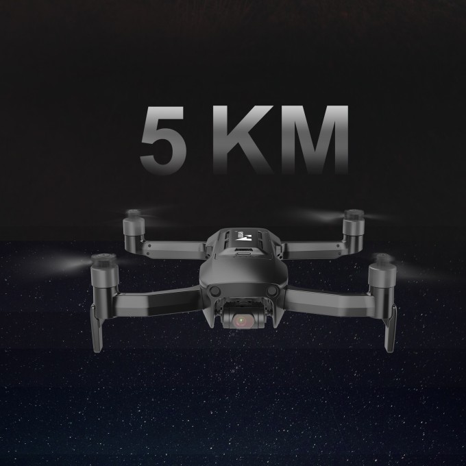 Dron AERIUM Hubsan Blackhawk 2 GPS 4K Combo crni - 2 baterije