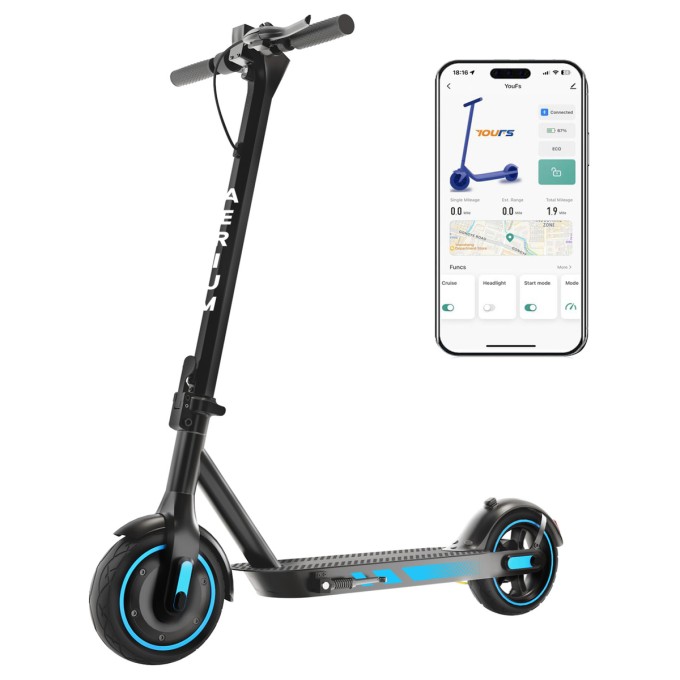 Električni romobil AERIUM MaxRide T500 plavi