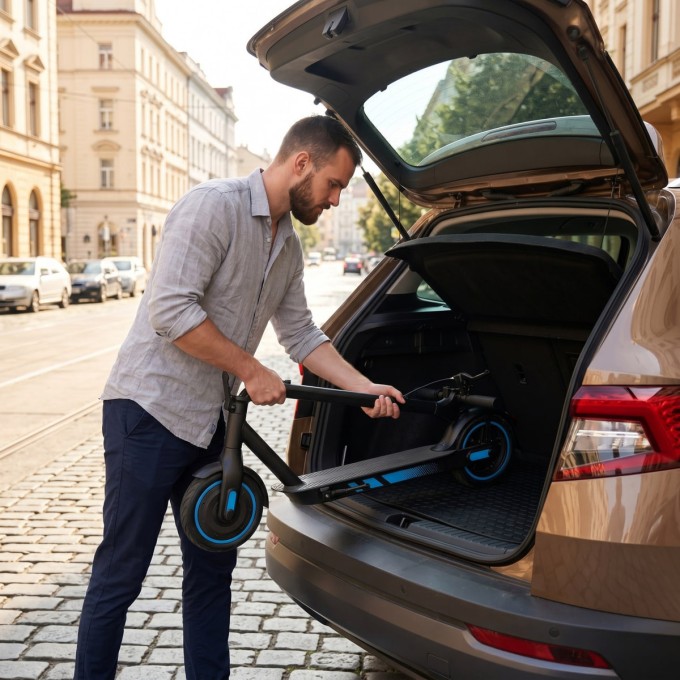 Električni romobil AERIUM MaxRide T500 plavi