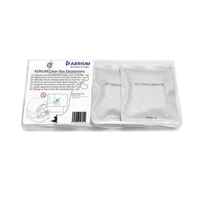 AERIUM Clean Box Deodorizers - rezervni mirisi - 4 kom. AERIUM Clean Box Deodorizers - rezervni mirisi - 4 kom.