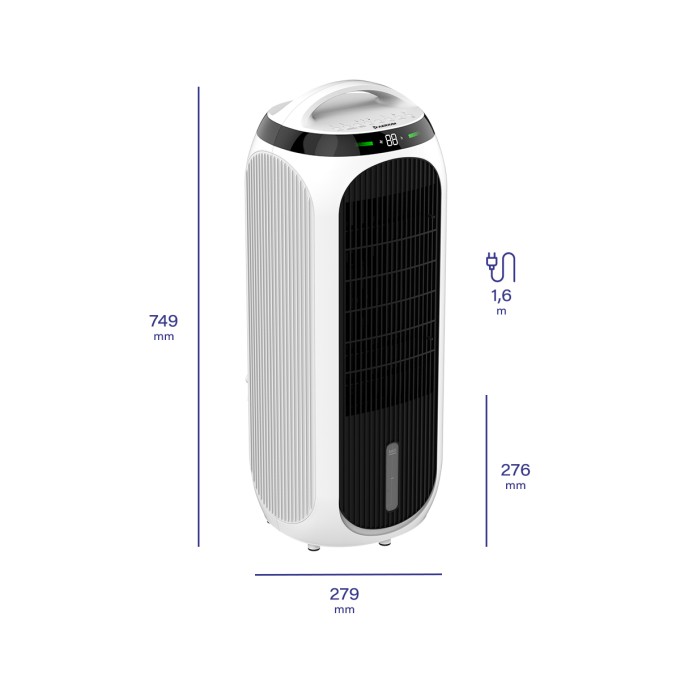 Hladnjak zraka, pročišćivač zraka, ovlaživač i ventilator AERIUM TotalCare 4in1 H13WIFI