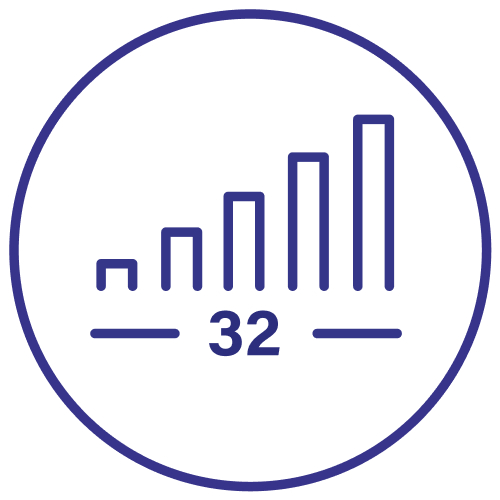 32 razine brzine